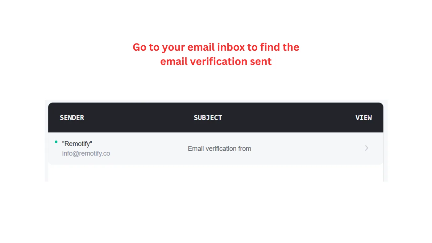 Check your inbox