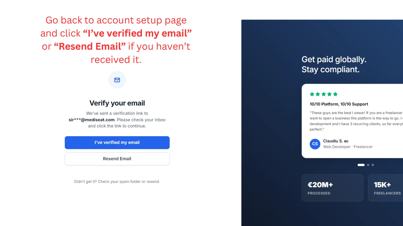 Confirm verification