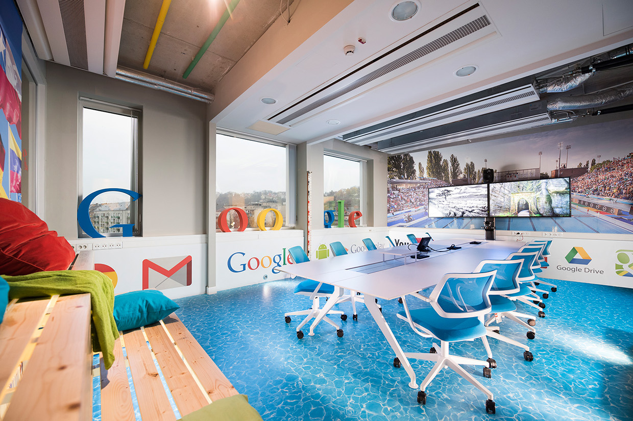 Google’s office in Budapest. A space for resting is getting adequate and necessary for some companies and employees