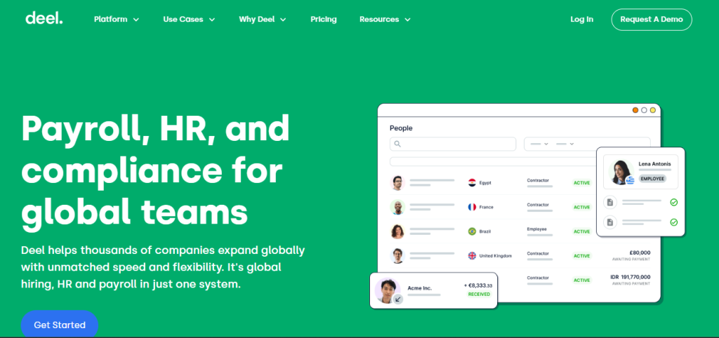 Deel stands as an extensive global payroll and compliance platform that surpasses conventional invoicing tools, offering a comprehensive solution for businesses engaging remote workers and freelancers on a global scale.