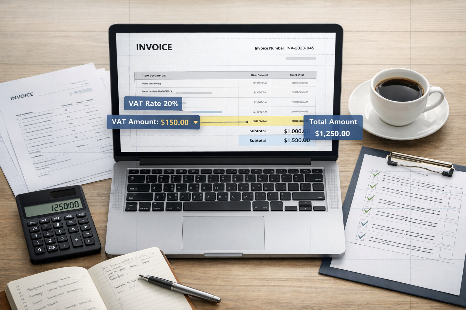 VAT-Compliant Invoice for Freelancers