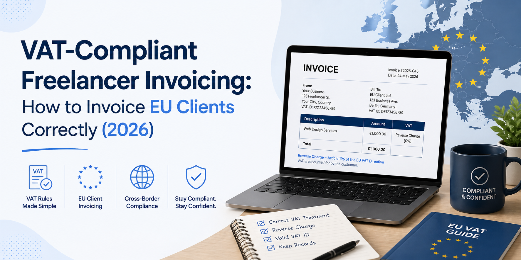 VAT-compliant freelancer invoicing