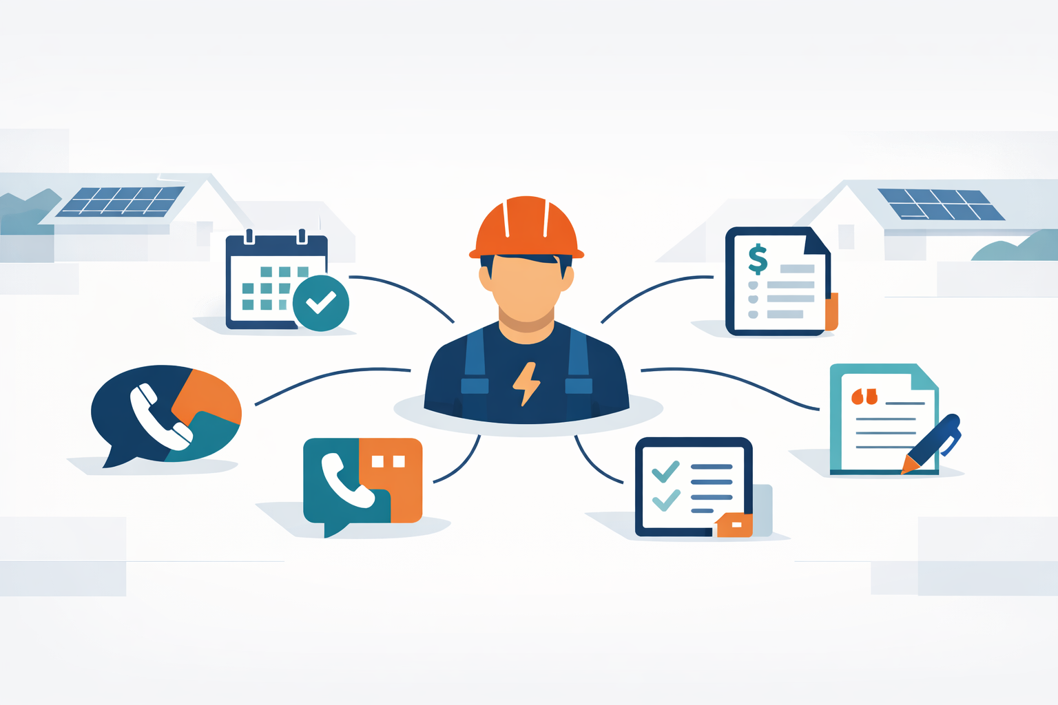 Remote admin for tradies scheduling and invoicing from overseas