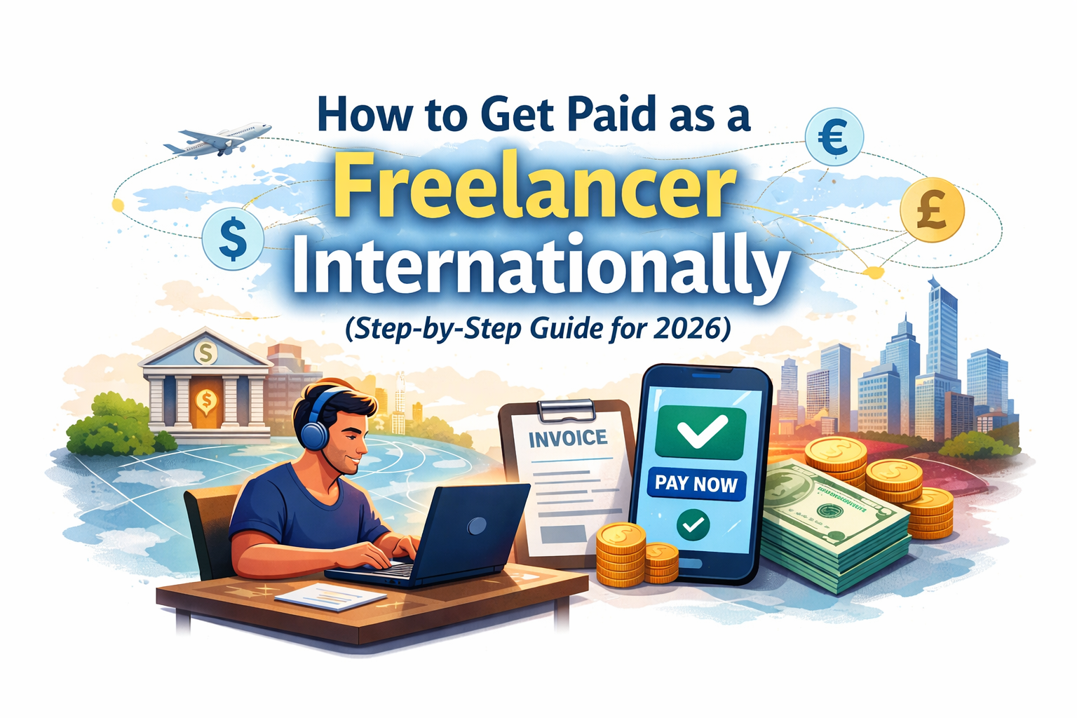 get paid as a freelancer internationally