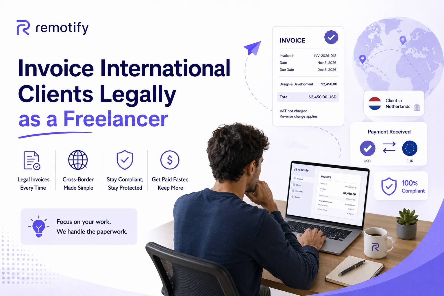 invoice international clients