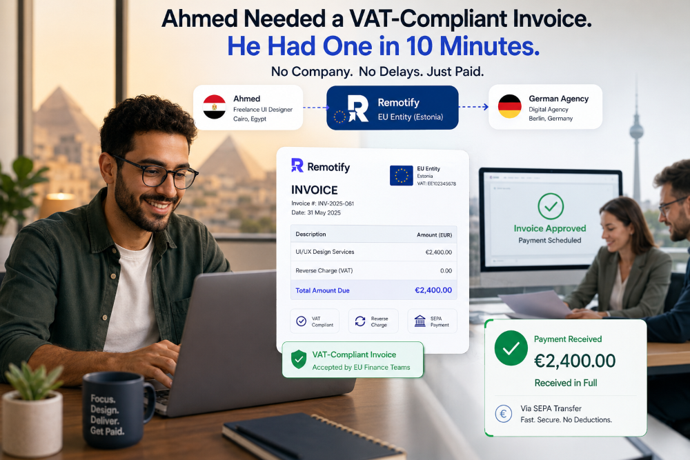 Ahmed needed a VAT-