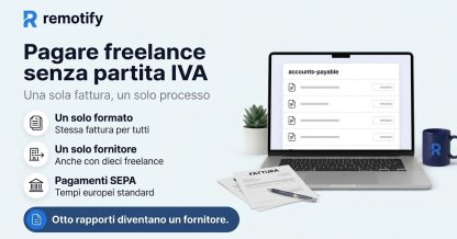 Pagare freelance senza partita IVA: una sola fattura per tutti i collaboratori